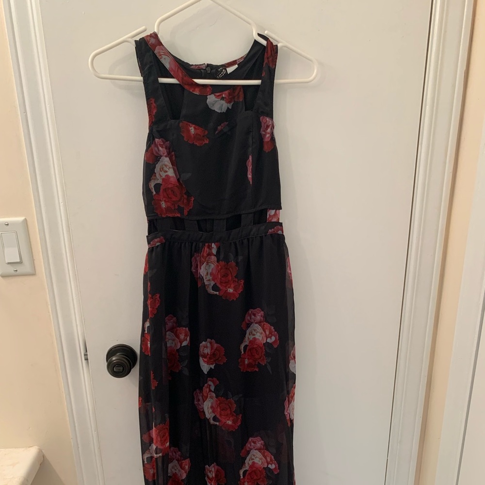 Long H&M cut out dress